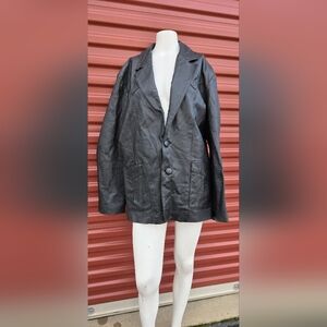 Men's Black Leather Jacket